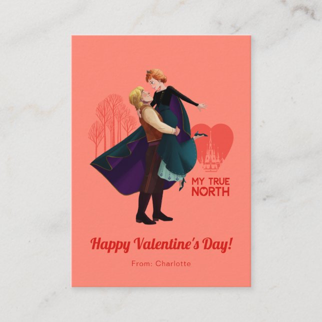 Disney's Frozen My True North Valentine Card (Front)