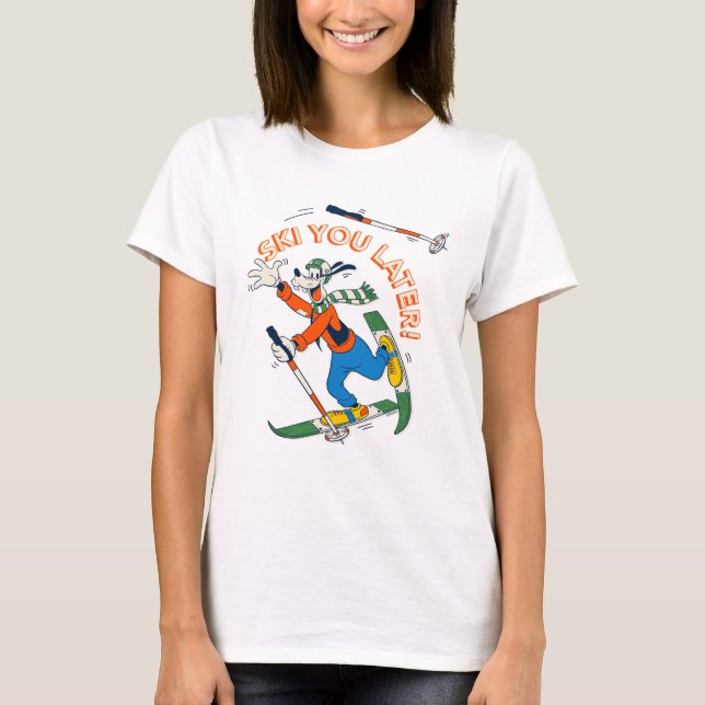 Disney's Goofy | Ski You Later T-Shirt (Front)