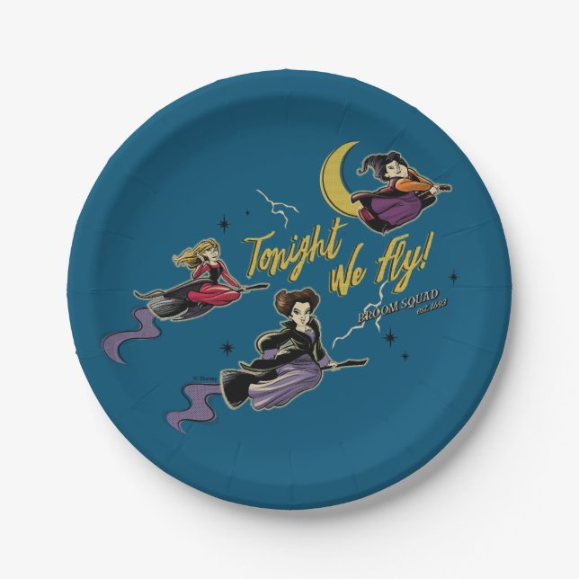 Disney's Hocus Pocus Halloween Party Paper Plate (Front)