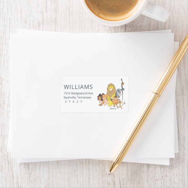 Disney's Lion King Baby Shower Label (Insitu)