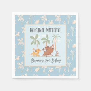 Disney's Lion King Jungle Safari Birthday Napkin