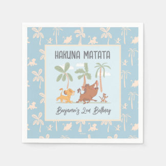 Disney's Lion King Jungle Safari Birthday Napkin