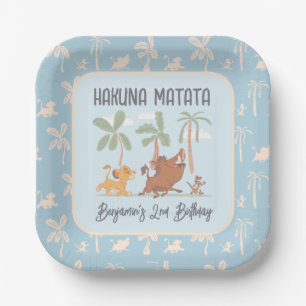 Disney's Lion King Jungle Safari Birthday Paper Plate