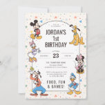 Disney's Mickey & Friends Character Birthday Invitation<br><div class="desc">Make your child's birthday celebration extra magical with our customizable Mickey and Friends Birthday Invitations! Featuring beloved characters Mickey Mouse,  Minnie Mouse,  Donald Duck,  Daisy Duck,  Goofy,  and Pluto,  these invitations will bring joy and excitement to your party planning.</div>