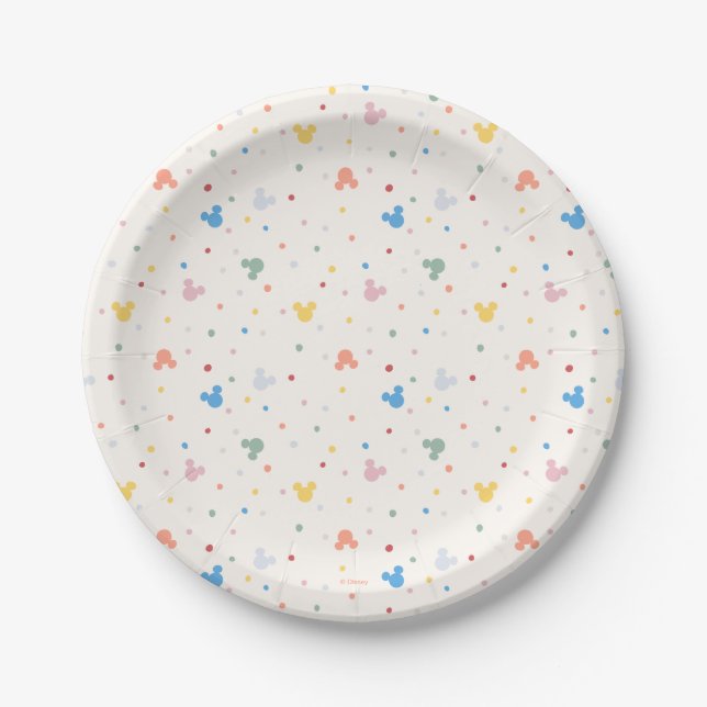Disney's Mickey & Friends Character Birthday Paper Plate (Front)