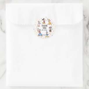 Disney's Mickey Mickey & Friends Baby Shower Classic Round Sticker