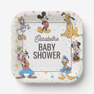 Disney's Mickey Mickey & Friends Baby Shower Paper Plate