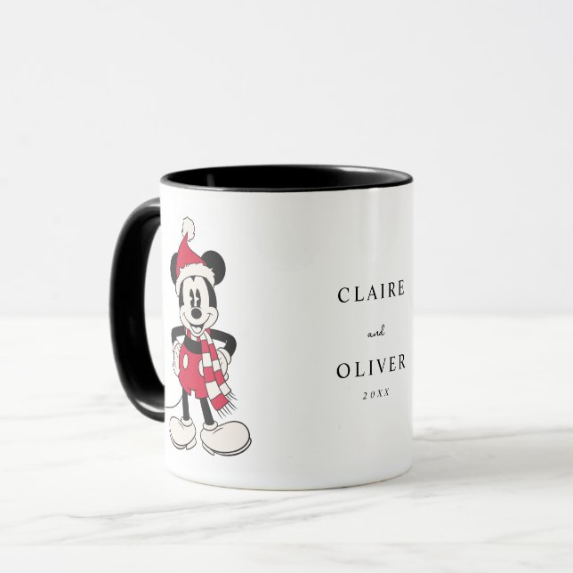 Disney's Mickey & Minnie Mouse Holiday Custom Mug (Front Left)