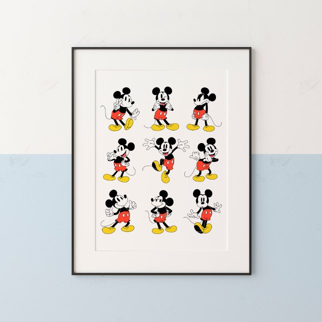 Disney's Mickey Mouse Emotions Poster (Creator Uploaded)