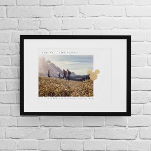Disney's Mickey Mouse Gold Icon with Photo Foil Prints