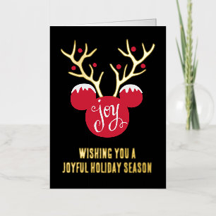 Disney's Mickey Mouse Joyful Foil Holiday Card