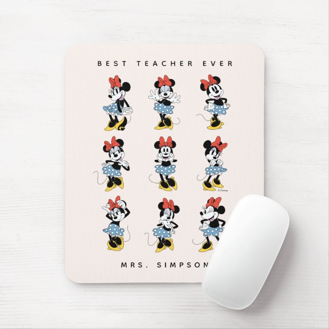 Disney's Minnie Mouse | Best Teacher Ever Pad (With Mouse)