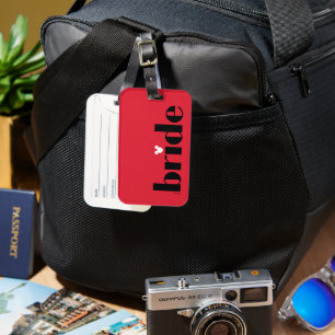 Disney's Minnie Mouse Bride Luggage Tag