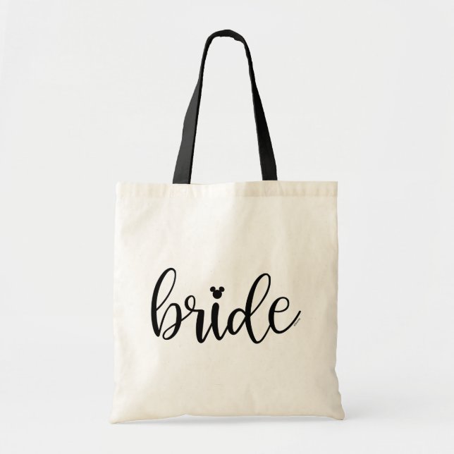 Disney's Minnie Mouse Bride Script Tote Bag (Front)