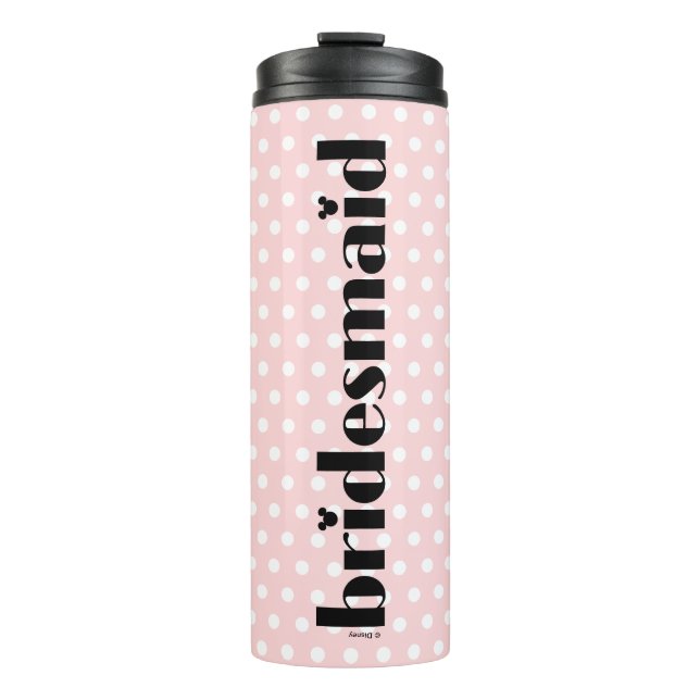 Disney's Minnie Mouse Bridesmaid - Polka Dot Thermal Tumbler (Front)
