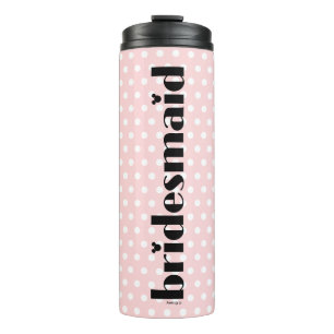 Disney's Minnie Mouse Bridesmaid - Polka Dot Thermal Tumbler