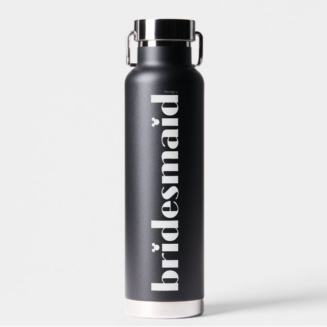 Disney's Minnie Mouse Bridesmaid  Water Bottle (Front)