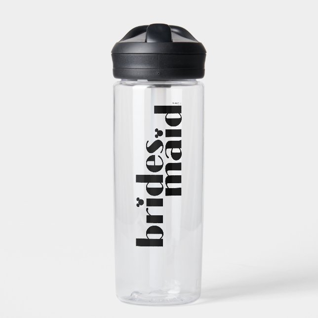 Disney's Minnie Mouse Bridesmaid  Water Bottle (Front)