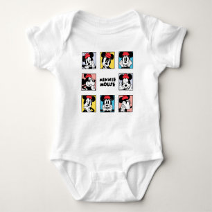 Disney's Minnie Mouse Grid Baby Bodysuit