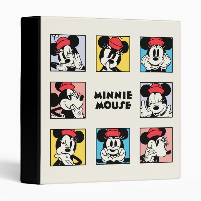 Disney's Minnie Mouse Grid Binder (Front/Spine)