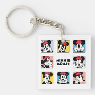 Disney's Minnie Mouse Grid Keychain
