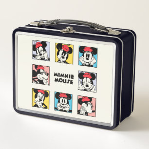 Disney's Minnie Mouse Grid Metal Lunch Box