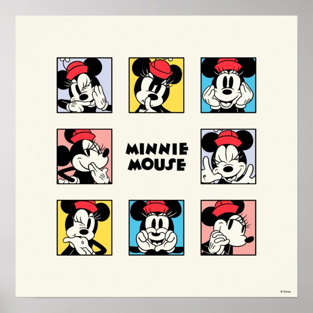 Disney's Minnie Mouse Grid Poster (Front)