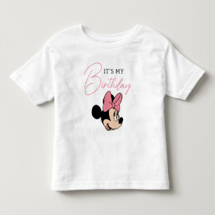 Disney's Minnie Mouse   Polka Dot Girl's Birthday Toddler T-shirt