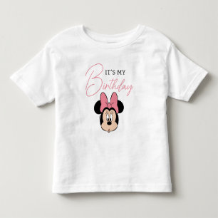 Disney's Minnie Mouse   Polka Dot Girl's Birthday Toddler T-shirt