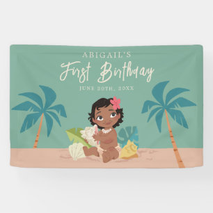 Disney's Moana Birthday Banner