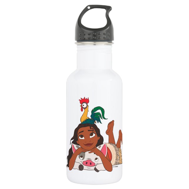 Disney's Moana | Moana & Friends 532 Ml Water Bottle (Front)