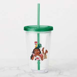 Disney's Moana Moana & Friends Acrylic Tumbler