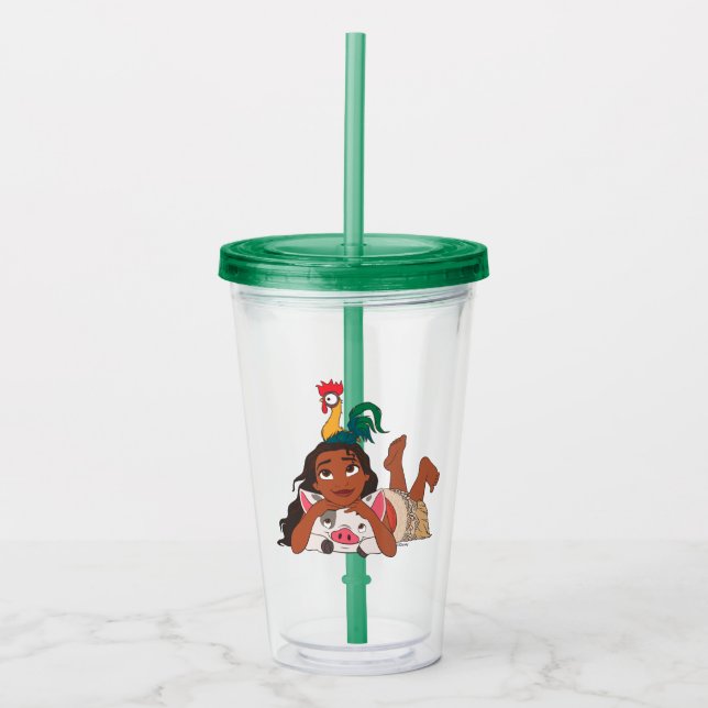 Disney's Moana | Moana & Friends Acrylic Tumbler (Front)