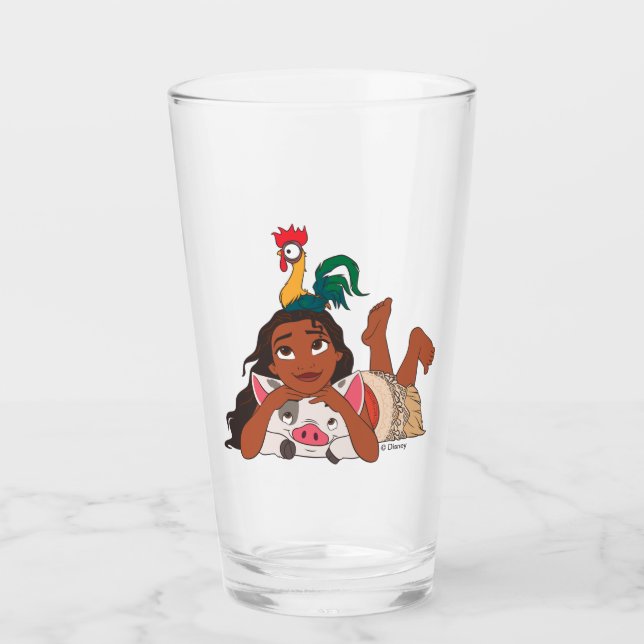 Disney's Moana | Moana & Friends Glass (Front)