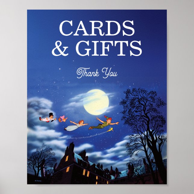 Disney's Peter Pan Birthday Cards and Gifts  Poster (Front)