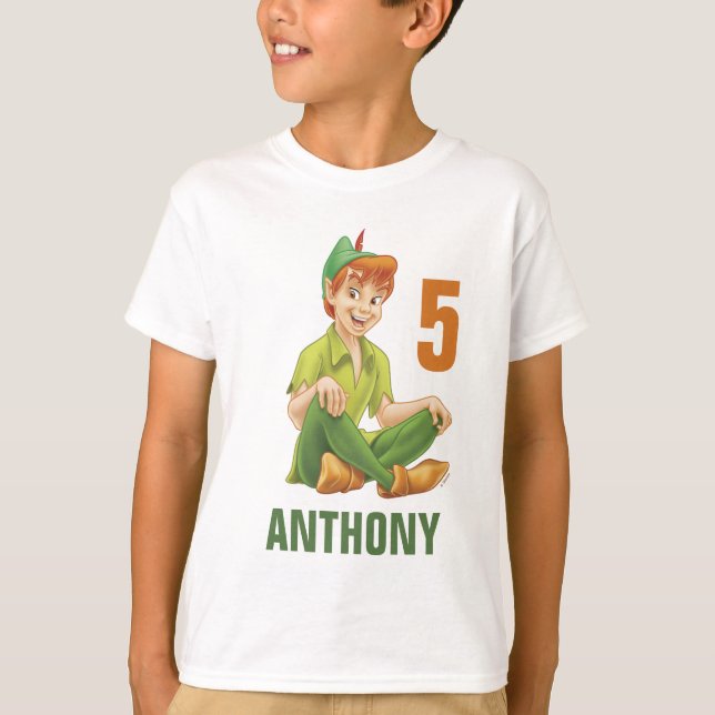 Disney's Peter Pan Birthday T-Shirt (Front)