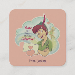 Disney's Peter Pan Happy Thought Valentine Card