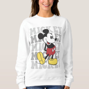 Disney's Retro Mickey Mouse Graphic Sweatshirt