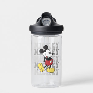 Disney's Retro Mickey Mouse Graphic Water Bottle