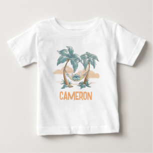 Disney's Stitch Tropical Ohana Vacation - Custom Baby T-Shirt