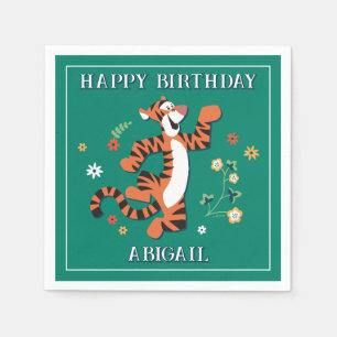 Disney's Tigger Whimsical Birthday Napkin
