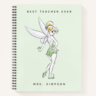 Disney's Tinker Bell   Best Teacher Ever Notebook