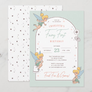 Disney's Tinker Bell   Fairy First Birthday Invitation