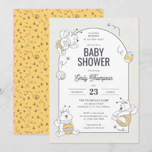 Disney's Winnie the Pooh Bumble Bee Baby Shower Invitation