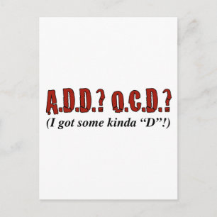 Disorder Party! Invitation Postcard