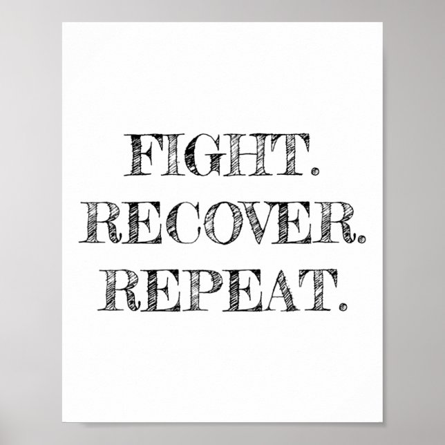 Disorder Recovery Anorexia Mental Health Awareness Poster (Front)