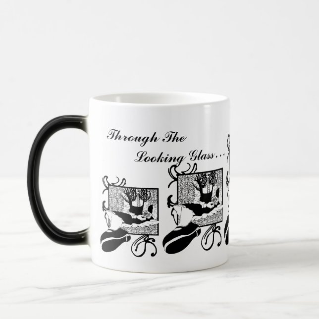Disoriented Alice Magic Mug (Left)