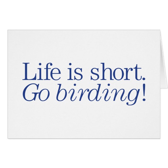 Disparaissent Birding ! (Devant Horizontal)