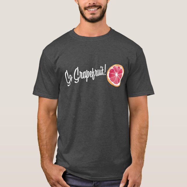 Disparaissent le pamplemousse ! T-shirt gris (Devant)