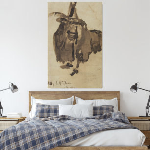  Disparecer sobre capa y sombrero  Canvas Print